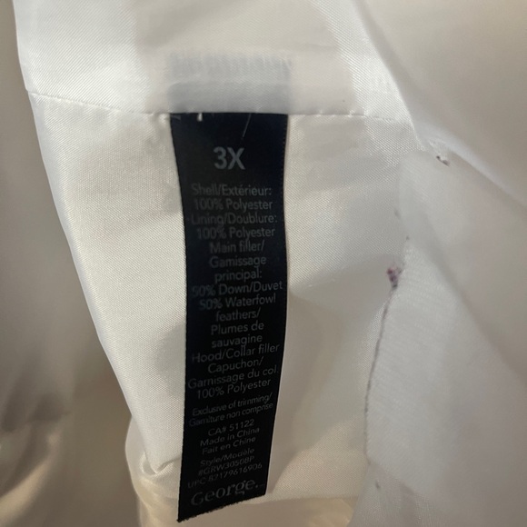 George Women's winter Jacket size 3X - Picture 5 of 5